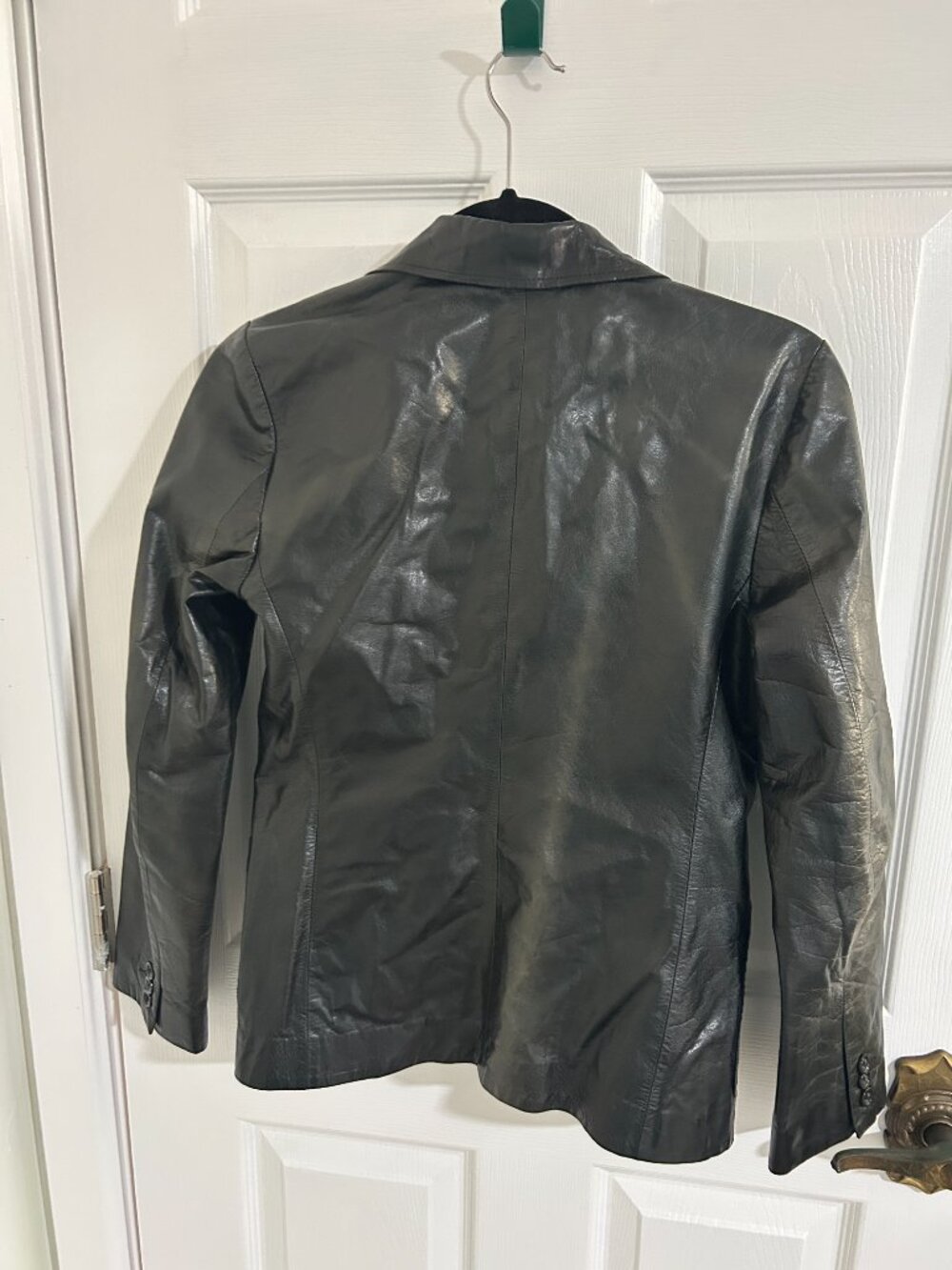 Banana Republic Genuine Leather Jacket Size 0 - Picture 2 of 5